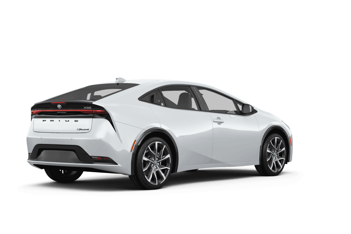 Toyota Prius Plug-in Hybrid - Back view Toyota Prius Plug-in Hybrid - Back view